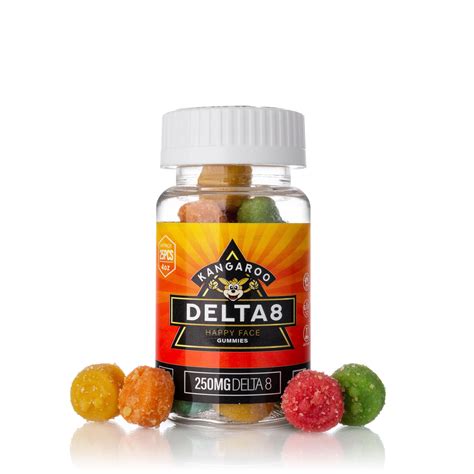 Kangaroo Delta 8 Gummies Assorted 250mg And 500mg Sunset Cbd