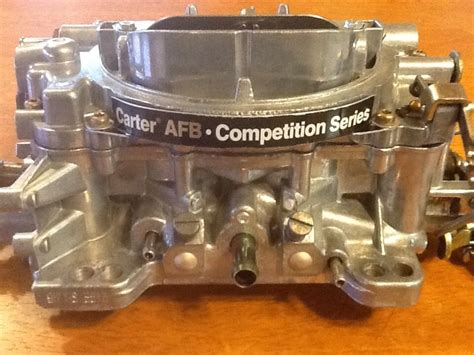 Carter Afb Competition Series S Barrel Carburetor Edelbrock