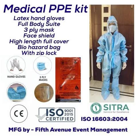 Free Size Disposable Coronavirus Ppe Kit At Rs 300 In Secunderabad ID