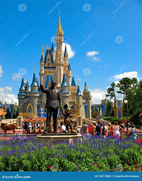 Mondo Del Walt Disney Del Castello Del Disney Fotografia Stock