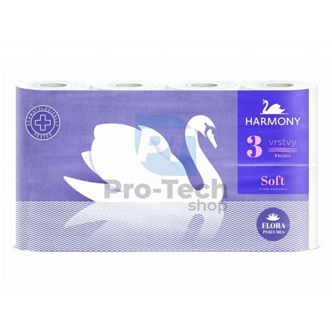 Toaletný papier 3 vrstvový HARMONY SOFT FLORA AROMA 8ks 30357