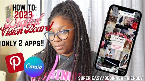 How To 2023 Digital Vision Board Only Using 2 Apps Super Easy Beginner Friendly And Free