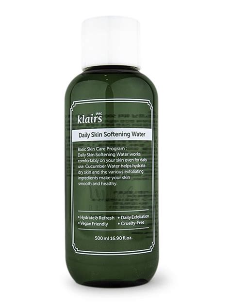 Klairs Daily skin softening water Деликатный отшелушивающий тоник 500