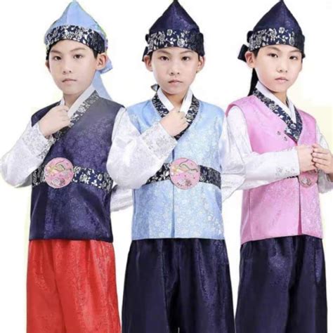 Promo Korean Hanbok Boy Baju Tradisional Korea Anak Laki Laki Diskon