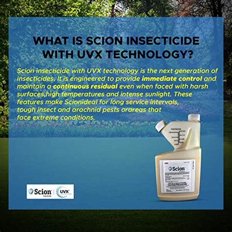 Scion Insecticide With Uvx Technology Concentrated 32oz Equals 49 Gallons Kill Insects Pest