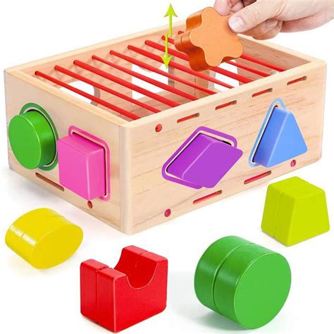 Jeux Montessori 1 an Jouet Sensorie Sensoriel Cube d activité Jouets