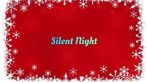 Silent Night (Karaoke) Lyrics - YouTube