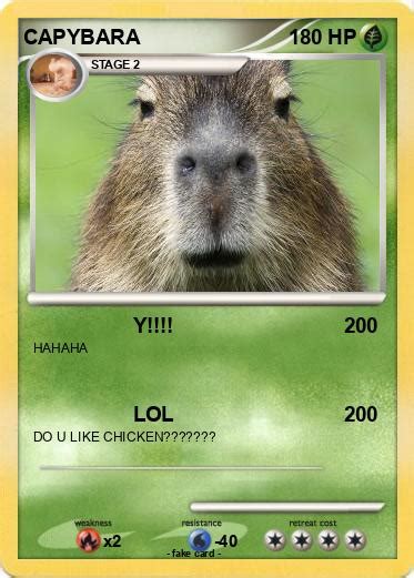 Pokémon CAPYBARA 177 177 Y My Pokemon Card