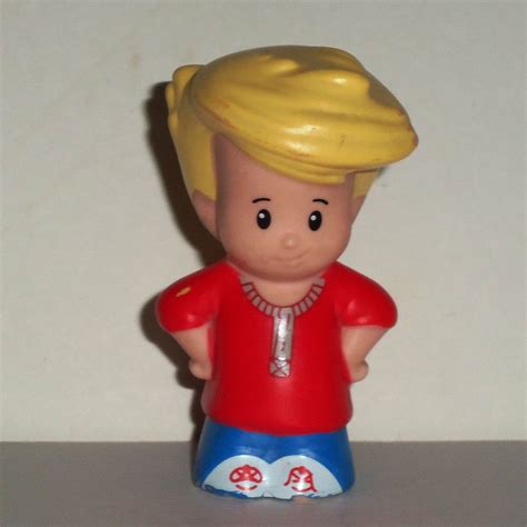 Fisher-Price Little People Eddie Figure Y3677 Mattel 2012 Loose Used