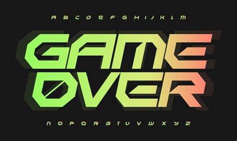 Cyberpunk Font Vector Art, Icons, and Graphics for Free Download