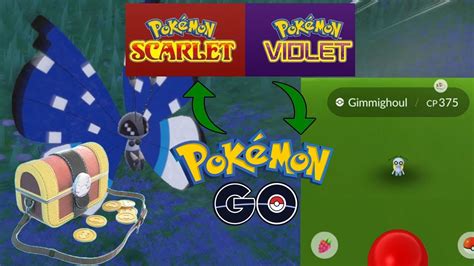 How to Connect Pokémon Scarlet and Violet to Pokémon GO Gimmighoul and