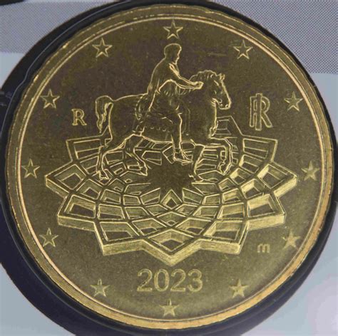 Italy 50 Cent Coin 2023 - euro-coins.tv - The Online Eurocoins Catalogue