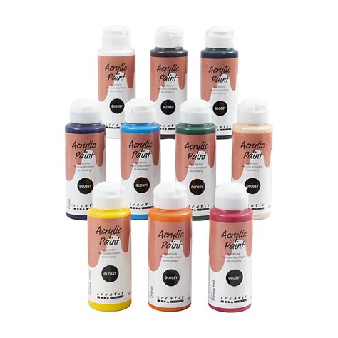 Akrylmaling Blank Ass Farver X Ml Pk Rito Dk