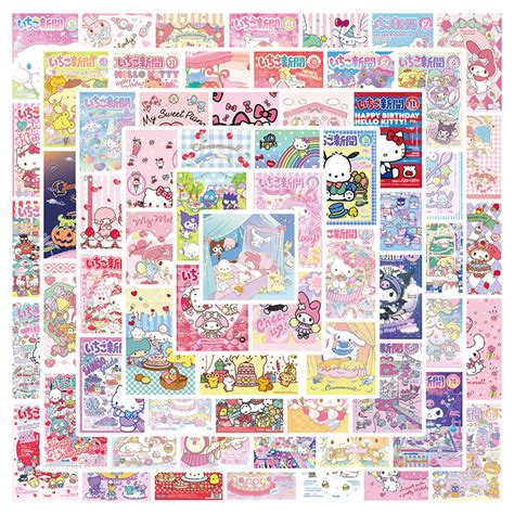 65pcs Sanrio 2 Stickers – AU Sticker World