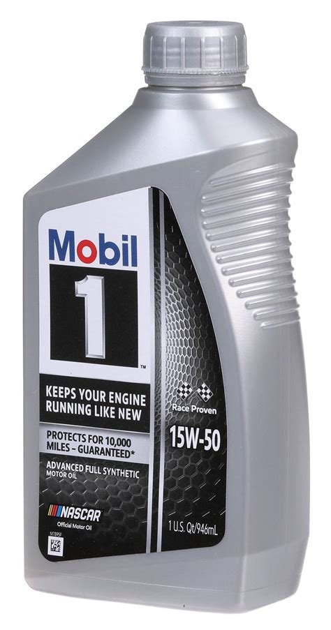 Mobil Advanced Full Synthetic Motor Oil 15w 50 Quart 122377 56 Off