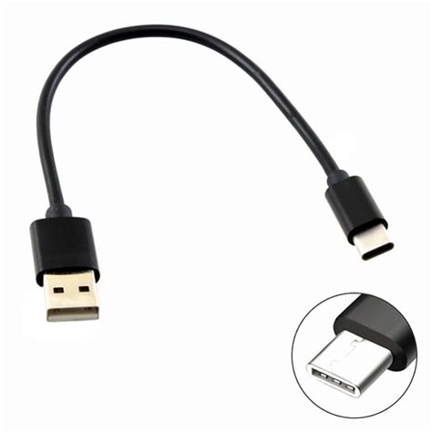 Short Usb Cable For Samsung Galaxy A12 A32 A42 A52 A72 5g Phones Type C Charger Cord Power