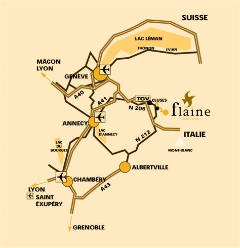 Maps of Flaine ski resort in France | SNO