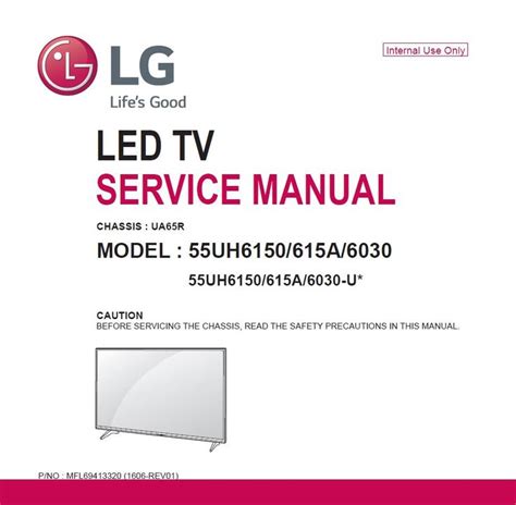 LG 55UH615A 55UH6150 55UH6030 TV Service Manual | Tv services, Repair ...