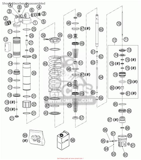 R12005: Rep.kit Gasket Seal Pds 2002 Ktm - buy the R12005 at CMSNL