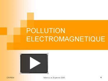 Ppt Pollution Electromagnetique Powerpoint Presentation Free To