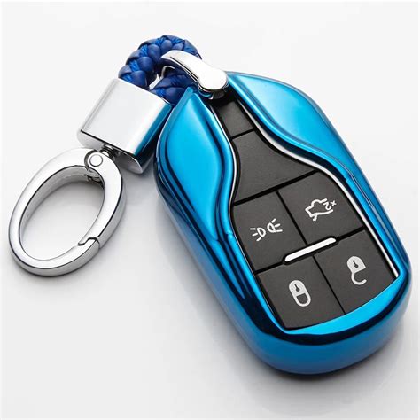 Kukakey Tpu Car Key Case Fob Cover Remote Shell Frame For Maserati