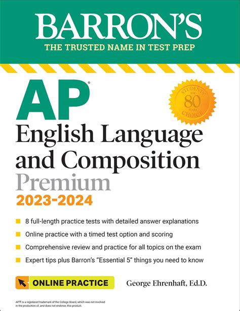 Pdf Epub Ebook Barrons Ap English Language And Composition Premium