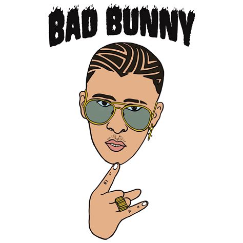 Bad Bunny Bad Bunny Svg Yo Perreo Sola Svg Bad Bunny Logo Inspire