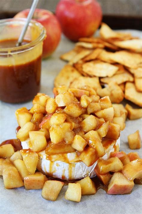 Baked Brie With Apples And Salted Caramel Recipe On Twopeasandtheirpod