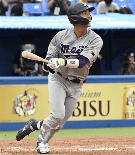 【ドラフト】楽天・1位 宗山塁明大 巧打好守の大学球界の至宝／プロ野球ドラフト会議（週刊ベースボールonline） Yahooニュース