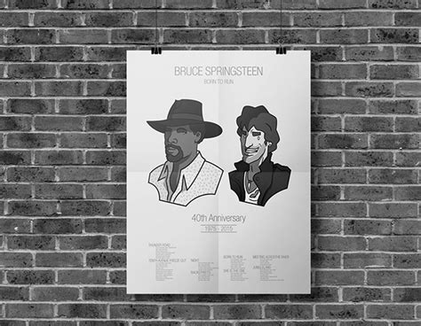 Born to Run 40th Anniversary on Behance