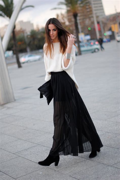 FASHIONVIBE Transparencia Sheer Maxi Skirt Outfits Tulle Skirts