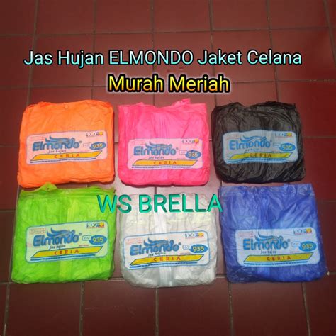 Jual Jas Hujan Jaket Celana Elmondo Ceria Murah Type Setelan