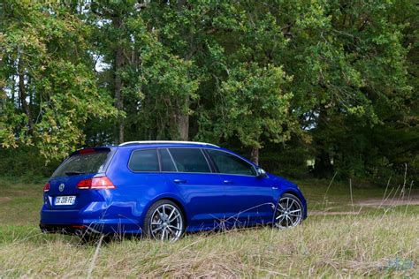 Essai Volkswagen Golf R Sw Fl Che Bleue