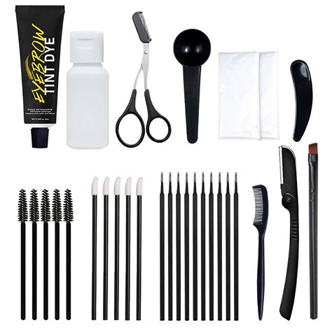 Eyebrow Color Tint Kit Long Lasting Safe Professional Semi Permanent ...