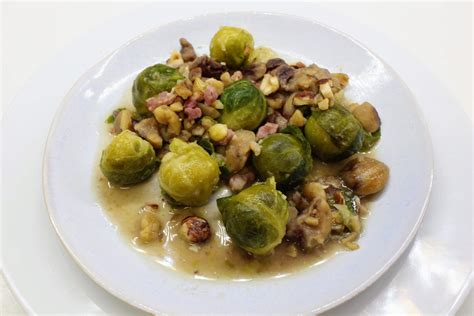 Choux De Bruxelles Aux Marrons Et Lardons Mesdelices Fr