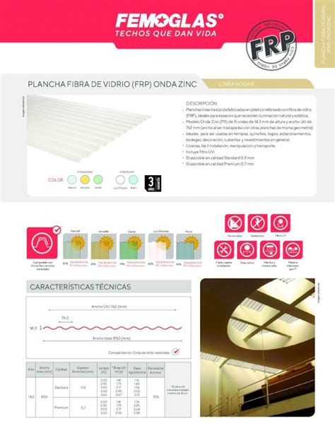 Pdf D P C E Plancha Fibra De Vidrio Frp Onda Zincplancha Fibra De