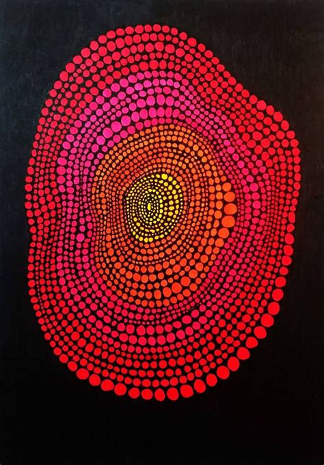 Neon Vortex Drawing By Marilyn Lowe Saatchi Art Aboriginal Art Dot