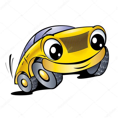 Zooming Car Cartoon