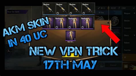 New Vpn Trick Pubg Mobile Th May Buy Akm Skin And Racer Outfit