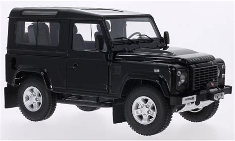 Modellautos Land Rover Defender Kyosho Metallic Schwarz