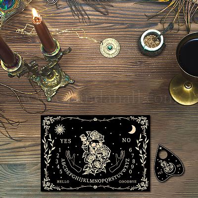 Wholesale Creatcabin Wood Spirit Board Pendulum Board Wooden Talking