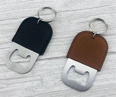 Leather Bottle Opener Keychain - Blanks Outlet