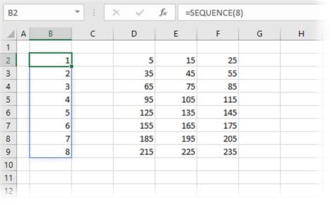 SEQUENCE Function In Excel How To 5 Examples