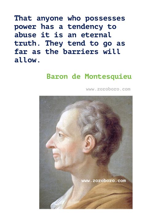 Baron De Montesquieu Quotes Charles Louis De Secondat Democracy