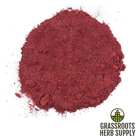 Hibiscus Flower Powder Hibiscus Sabdariffa Grassroots Herb Supply