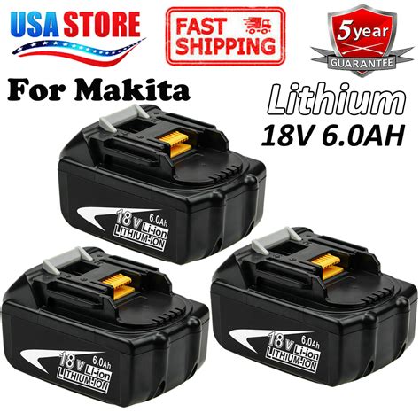 Pack V Ah Lithium Ion Battery Lxt For Makita Bl Bl Bl