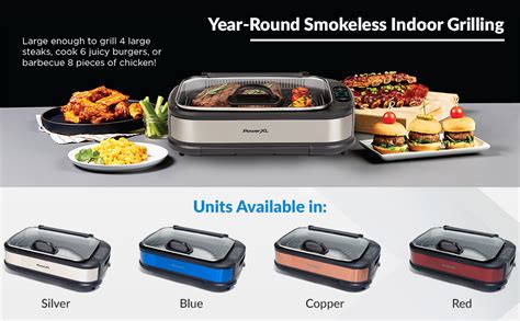 Amazon Powerxl Smokeless Grill With Tempered Glass Lid And Turbo