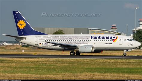 D ABEK Lufthansa Boeing 737 330 Photo By Lukasz Jagodzinski ID