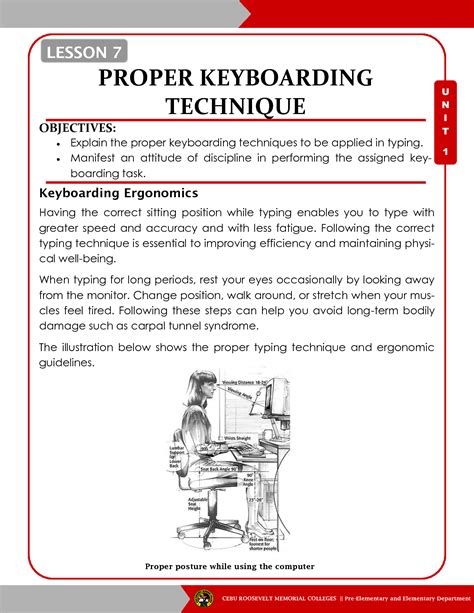 Solution Proper Keyboarding Technique Studypool