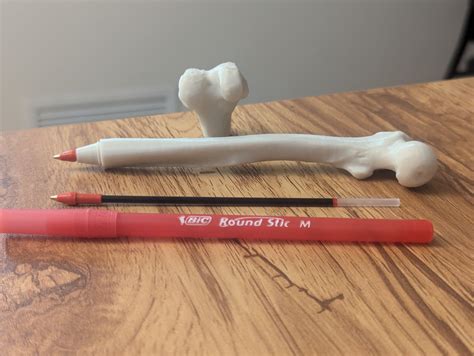 Hidden Femur Pen by Limpfish | Download free STL model | Printables.com